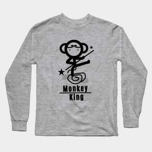 Stickman Monkey King Sun Wukong Long Sleeve T-Shirt